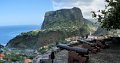 (47) Eagle Rock from the old fort at Faial